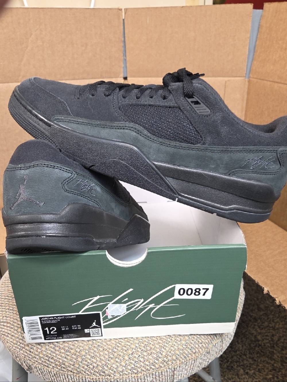 Jordan All-Black Low Top Sneakers